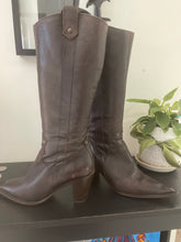 Load image into Gallery viewer, Street Shoes Made in Italy Leather Boots, Chocolate Brown, Size 39