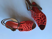 Load image into Gallery viewer, Valeria Grossi Malin Tangerine Embroidered Heels, BNNT, Size 39