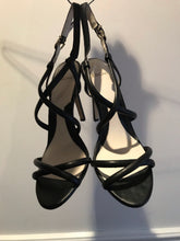 Load image into Gallery viewer, Sachi Open Toe Stilettos, Black, Size 39