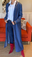Load image into Gallery viewer, Iconic Blue Denim Duster Jacket,
