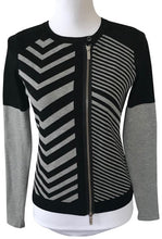 Load image into Gallery viewer, Karen Millen Zip Sweater Cardigan, Size 1 (xs-s)