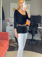 Load image into Gallery viewer, Review Diaz Top, Black, BNWT, Size 14