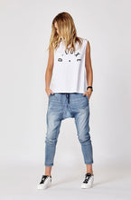 Load image into Gallery viewer, Decjuba Drop Crotch Denim Jeans, Size 8