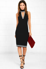 Load image into Gallery viewer, Elliatt Rapid Black Embroidered Bodycon Dress, Size M