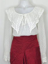 Load image into Gallery viewer, Laura Ashley White Blouse, Size 10