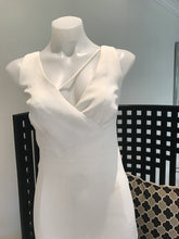 Load image into Gallery viewer, Saba V-Neck Cocktail Dress, White, Size 8