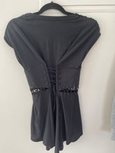 Load image into Gallery viewer, SASS &amp; BIDE &quot;Temple Town&quot; Corset Lace Up Empress Okura Tee - Size XXS