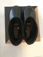 Load image into Gallery viewer, UGG Boots Australia Premium Sheepskin Mini Classic, Nappa Black, BNWT, Size AU Men 9/Ladies 11, UK 9