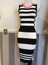 Load image into Gallery viewer, Karen Millen Black Contrast Knit Dress, Size 2