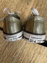 Load image into Gallery viewer, CONVERSE Girls Shoe Chuck Taylor All Star Ox Gold Glitter, UK 2