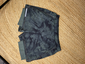 Lululemon Men's Surge Short 6" Lined, Camo Green, XL