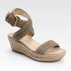 STUART WEITZMAN ALEX-LO ESPADRILLE WEDGE SANDAL