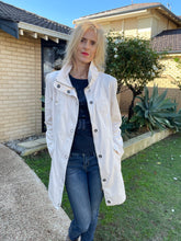 Load image into Gallery viewer, Portmans Trench-Type Utility Jacket, Beige, 14