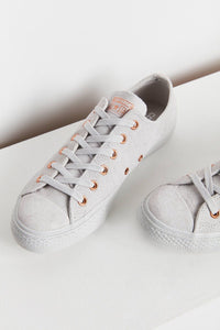 Converse Chuck Taylor All Star Suede Low Top Sneaker, White