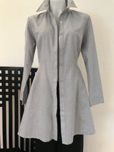 Load image into Gallery viewer, Her Velvet Vase Paddington Shirtdress, Grey, BNWT, Size L