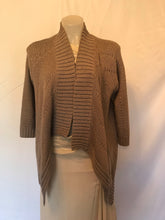 Load image into Gallery viewer, David Lawrence Cardigan, Camel, Size L