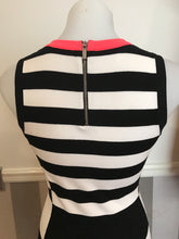 Load image into Gallery viewer, Karen Millen Black Contrast Knit Dress, Size 2