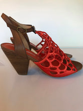 Load image into Gallery viewer, Valeria Grossi Malin Tangerine Embroidered Heels, BNNT, Size 39