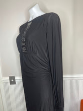 Load image into Gallery viewer, DAVID MEISTER EMBELLISHED INSET DRESS, Black, Size 12