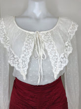 Load image into Gallery viewer, Laura Ashley White Blouse, Size 10