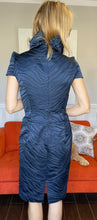 Load image into Gallery viewer, George Gross Sheath Dress, Navy, Size 14