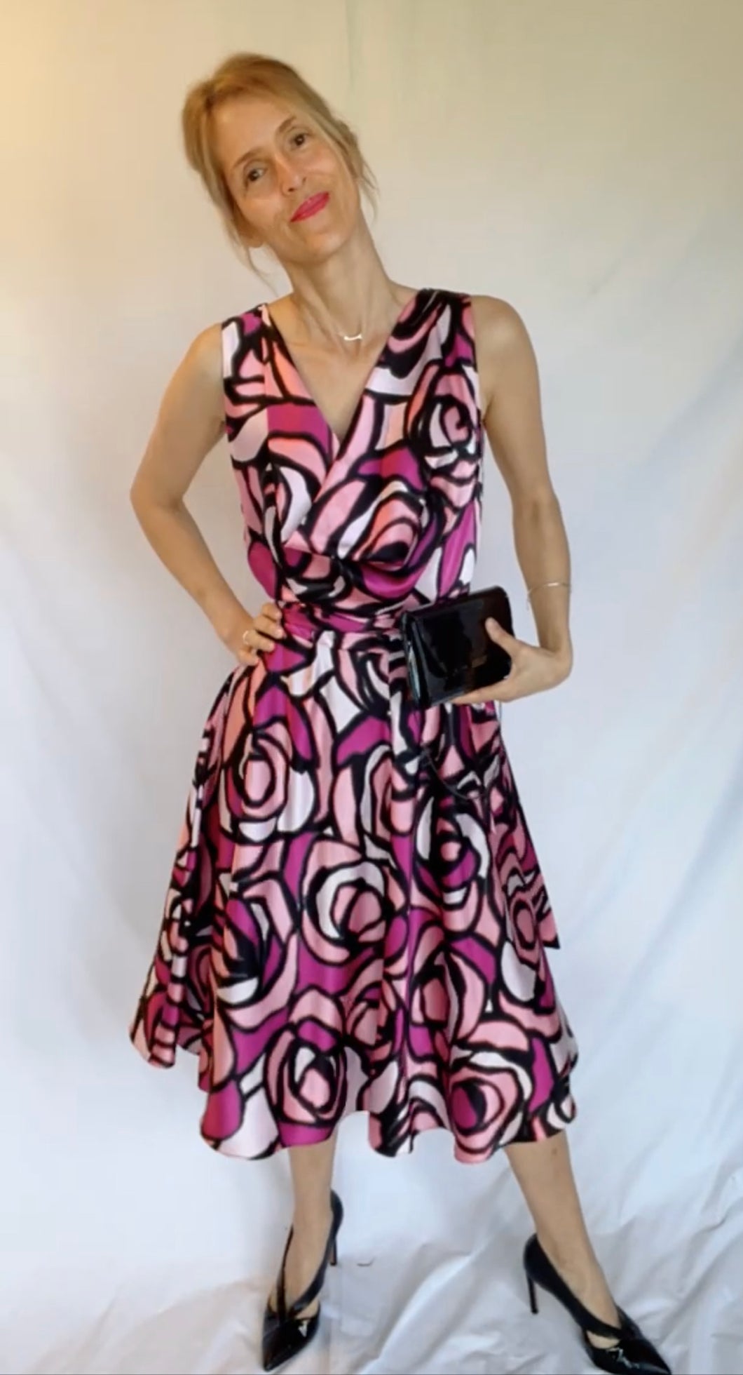 Charlie Brown Fit and Flare Evening Dress, Size 12