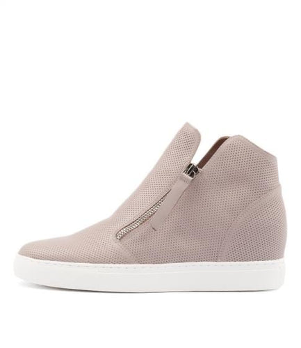 DJANGO & JULIETTE Gisele Pale Pink Leather Ankle Boots, Size 42