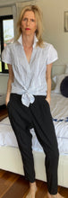 Load image into Gallery viewer, Scanlan Theodore Silk Boyfriend Pants, Black, Size US 4