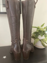 Load image into Gallery viewer, Street Shoes Made in Italy Leather Boots, Chocolate Brown, Size 39