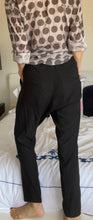 Load image into Gallery viewer, Scanlan Theodore Silk Boyfriend Pants, Black, Size US 4