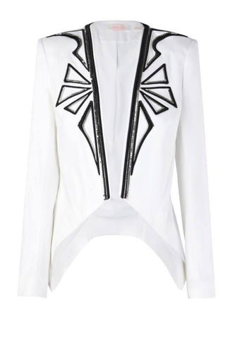 Sass and Bide Down to Earth Jacket, Ivory, Size 6