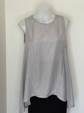 Load image into Gallery viewer, Chalice Sleeveless Tunic Top, Silver Grey, Size S
