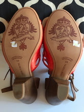 Load image into Gallery viewer, Valeria Grossi Malin Tangerine Embroidered Heels, BNNT, Size 39