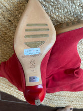 Load image into Gallery viewer, Gianmarco Lorenzi Red Suede Ankle Boots, Brand New, Size 40