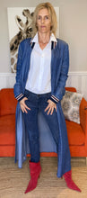 Load image into Gallery viewer, Iconic Blue Denim Duster Jacket,