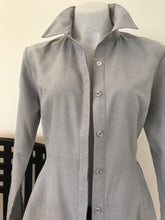 Load image into Gallery viewer, Her Velvet Vase Paddington Shirtdress, Grey, BNWT, Size L