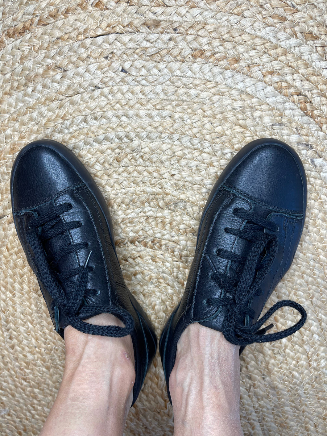Ziera PETA Black Sneakers, Black, Size 37 XW