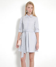 Load image into Gallery viewer, Her Velvet Vase Paddington Shirtdress, Grey, BNWT, Size L