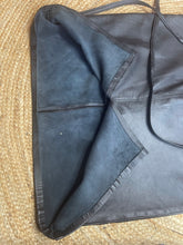 Load image into Gallery viewer, Custom Made in Spain Leather Skirt, Black, Size 52 (16AU)