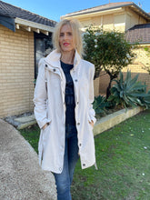 Load image into Gallery viewer, Portmans Trench-Type Utility Jacket, Beige, 14