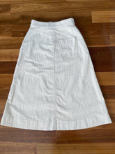 Load image into Gallery viewer, Uniqlo MIDI A-line Corduroy Skirt, Off-White, Size XS