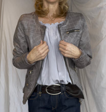 Load image into Gallery viewer, Dolce Vita Vegan Leather Jacket, Taupe, Size 10