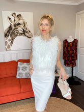 Load image into Gallery viewer, Out With Aubrey Tahlia Dress in White, Size XS