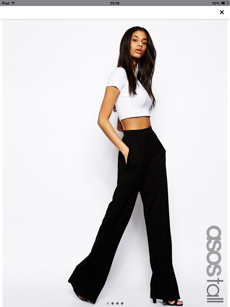 ASOS TALL Wide Leg Pants, Size 12