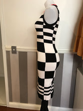 Load image into Gallery viewer, Karen Millen Black Contrast Knit Dress, Size 2