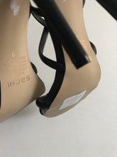Load image into Gallery viewer, Sachi Open Toe Stilettos, Black, Size 39