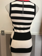 Load image into Gallery viewer, Karen Millen Black Contrast Knit Dress, Size 2