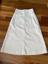 Load image into Gallery viewer, Uniqlo MIDI A-line Corduroy Skirt, Off-White, Size XS