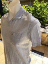 Load image into Gallery viewer, Sportscraft Pique Polo Shirt, Light Blue, Size S