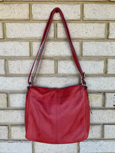 Load image into Gallery viewer, Sportscraft Genuine Leather Cross Body Bag, Coral